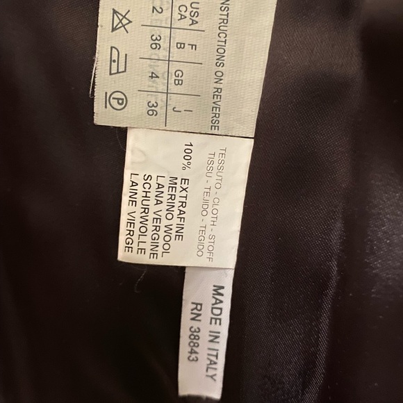 Via Spiga Wool Tweed Coat - Picture 7 of 8